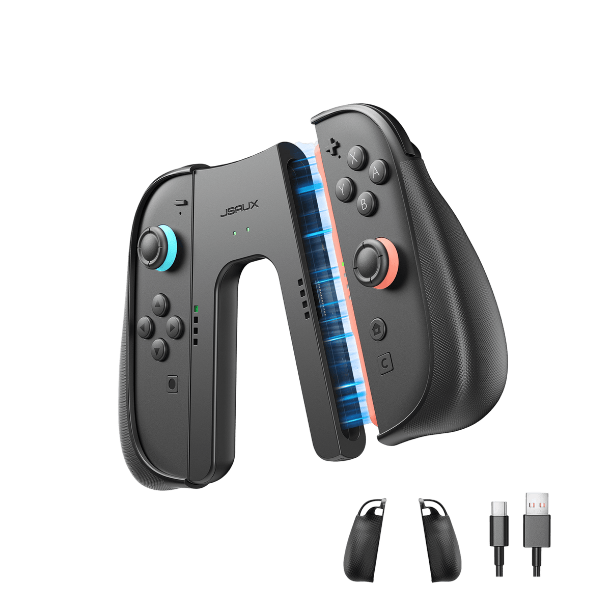 Nintendo Switch ※ジョイコングリップ2つ！ 楽天市場】Switch2 Joy-Con グリップアダプタ 2個セット【定形外郵便