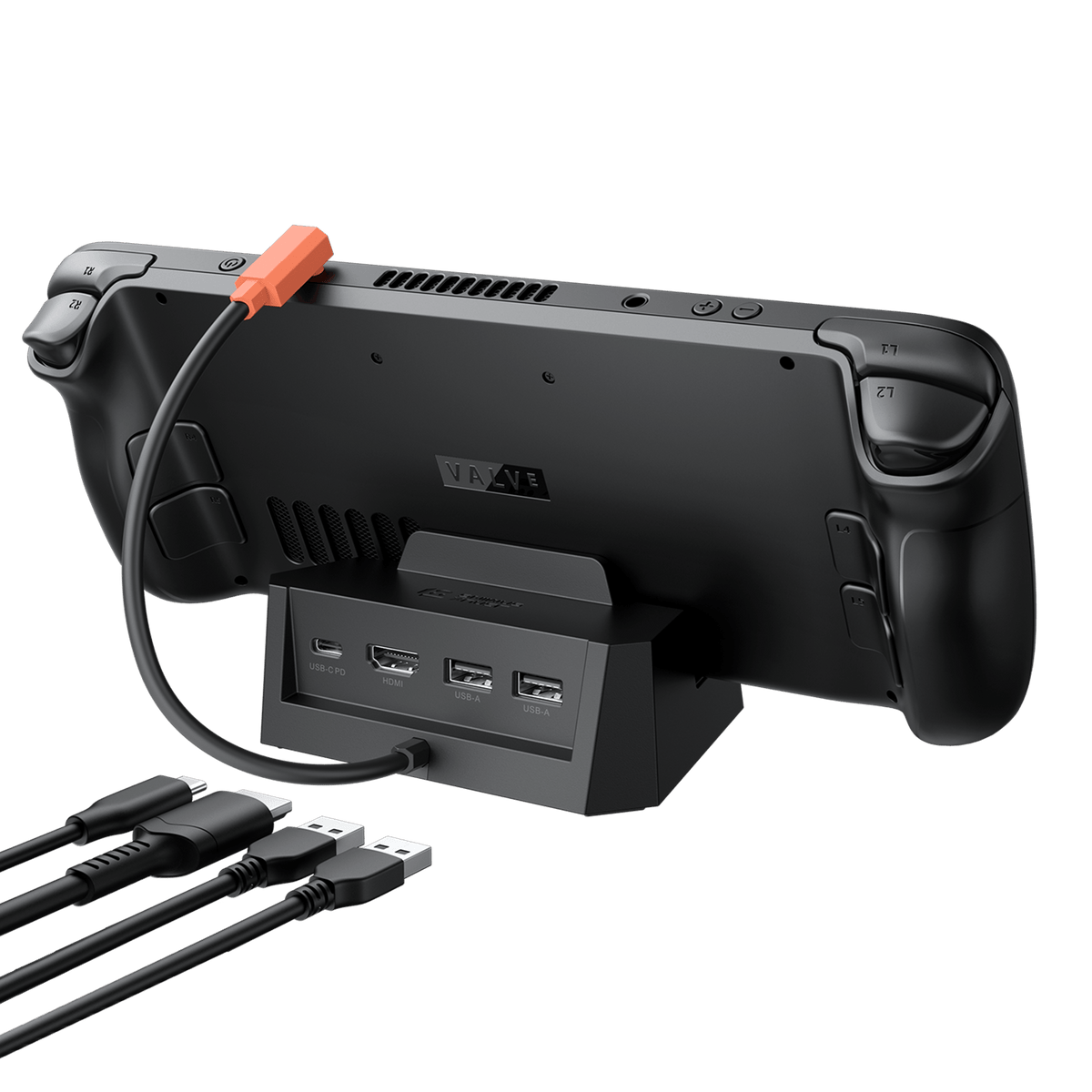 4-in-1 Docking Station for Steam Deck, ROG Ally & Legion Go