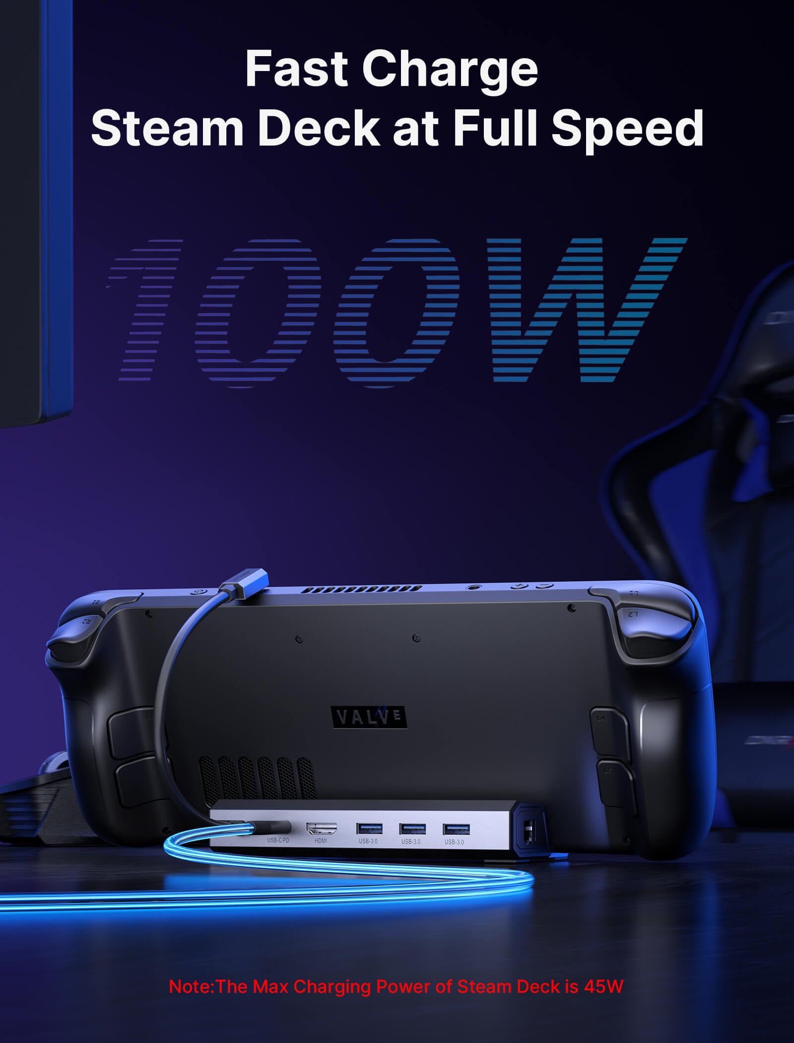 Steamデッキ用ドッキングステーションのアップグレード