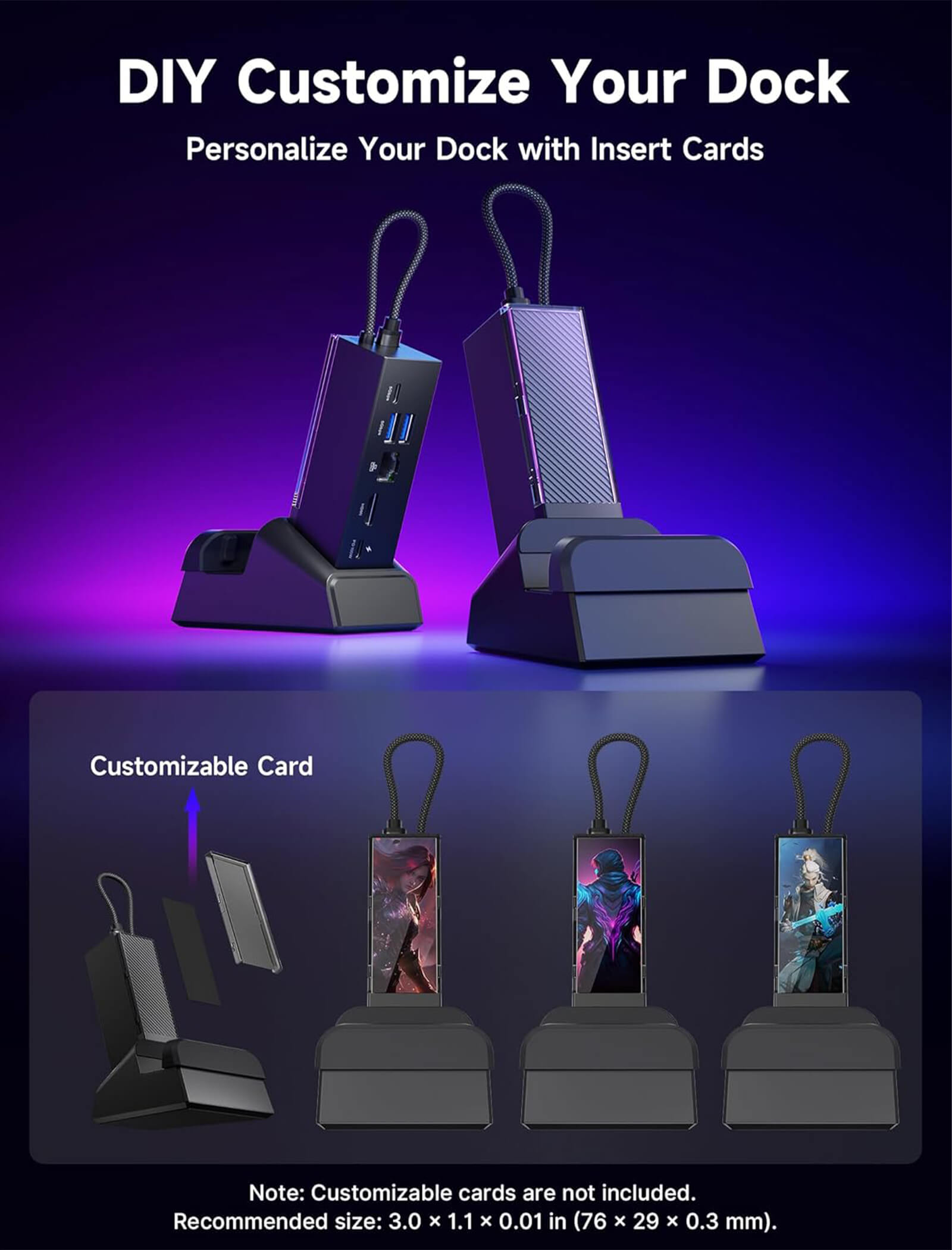 6-in-1 Multifunctional Docking Station