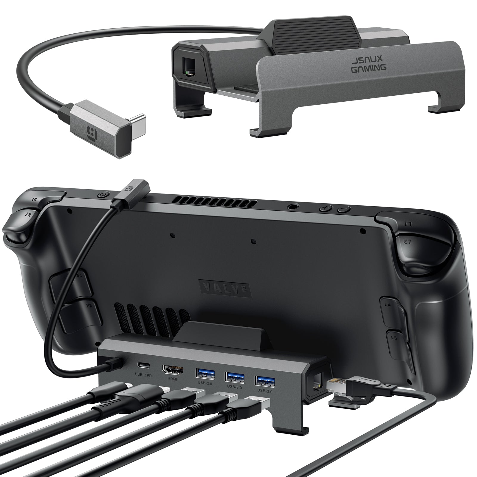 ROG Xbox Ally XおよびROG Xbox Ally用6-in-1ドッキングステーション