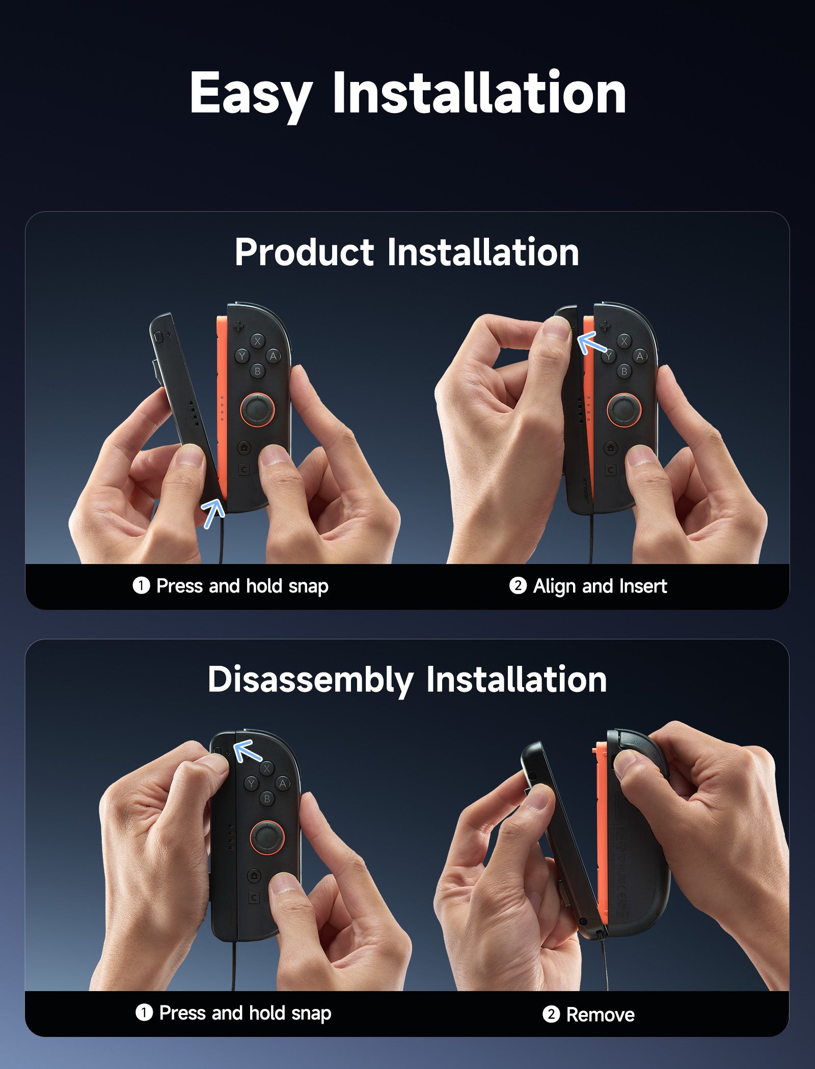 Game Handle Converter Adapter For Switch Joy-Con To For Switch 2 Magnetic Controller Connector For Switch 2 Console With Wrist Strap