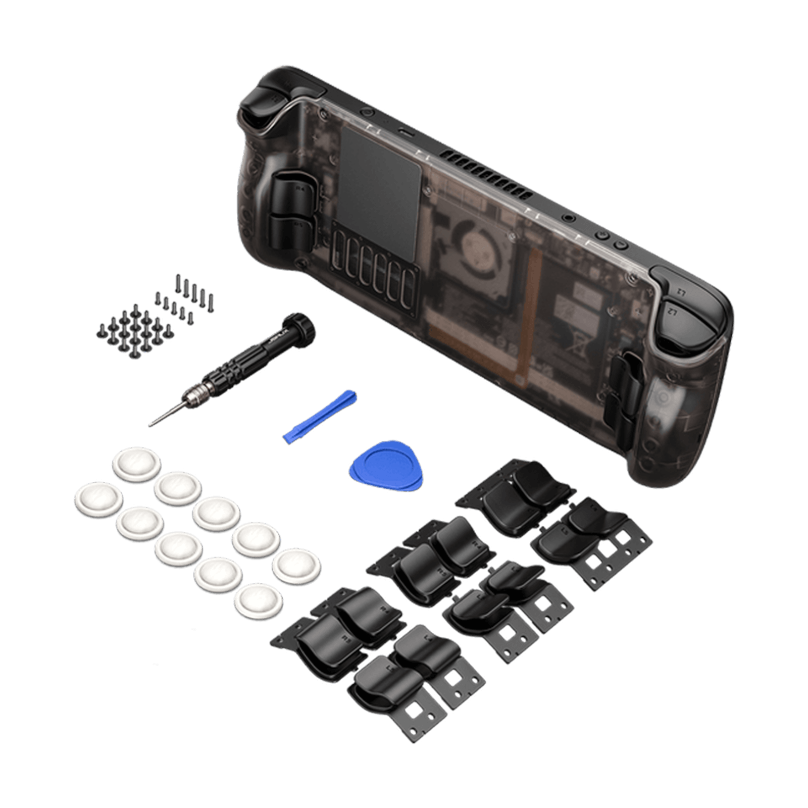 Steam Deck Transparent Back Plate Replacement Kit