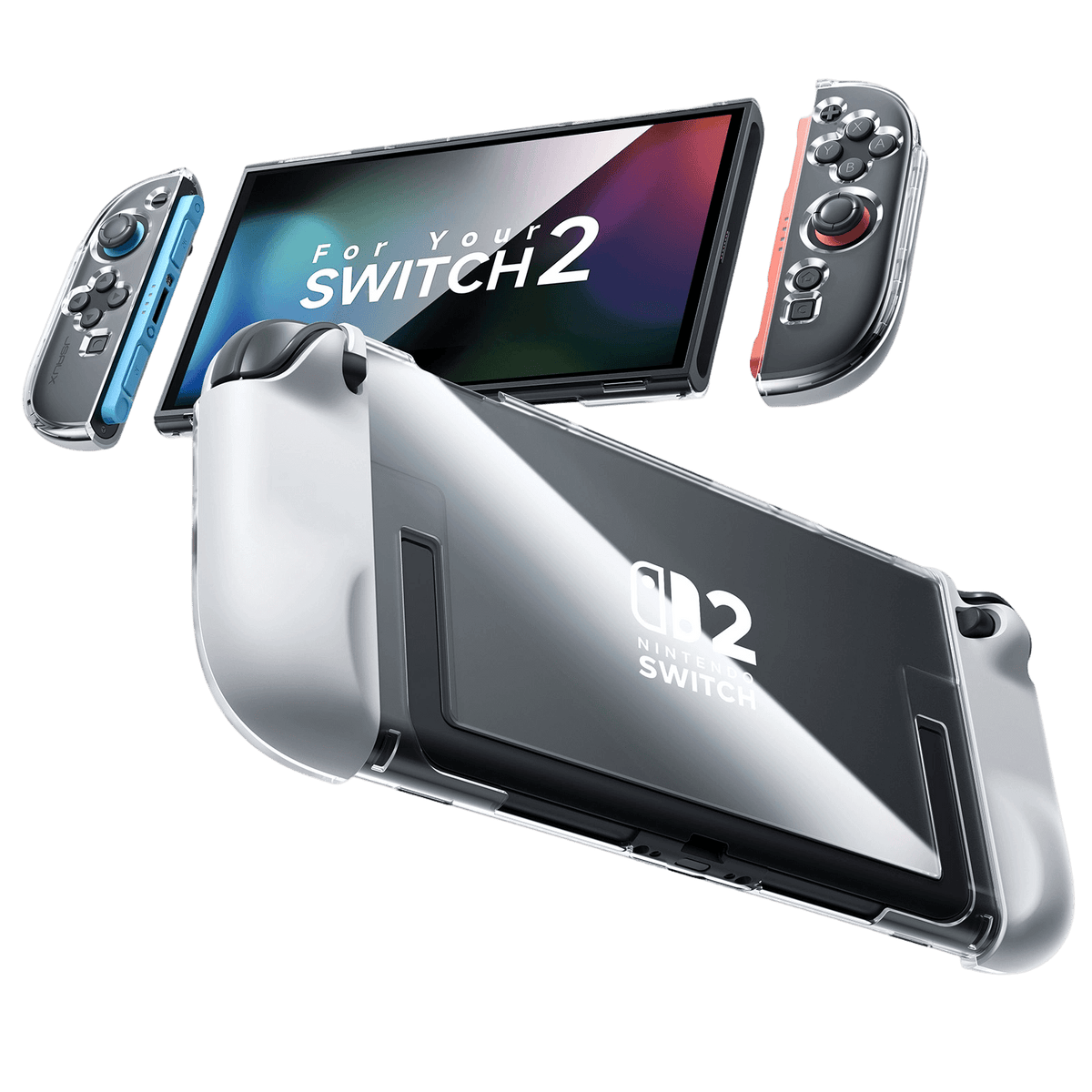 Switch 2用人間工学に基づいたフルカバーケースセット