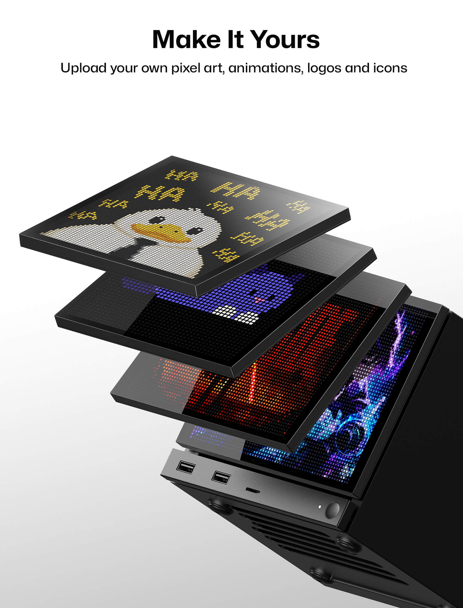 #style_pixel matrix faceplate