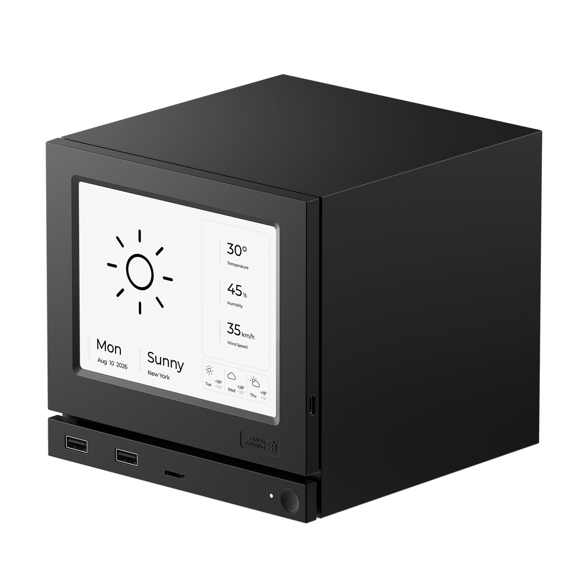 Steam machineのfaceplate Steam Machine Faceplate | E-Ink & Pixel Matrix Display
