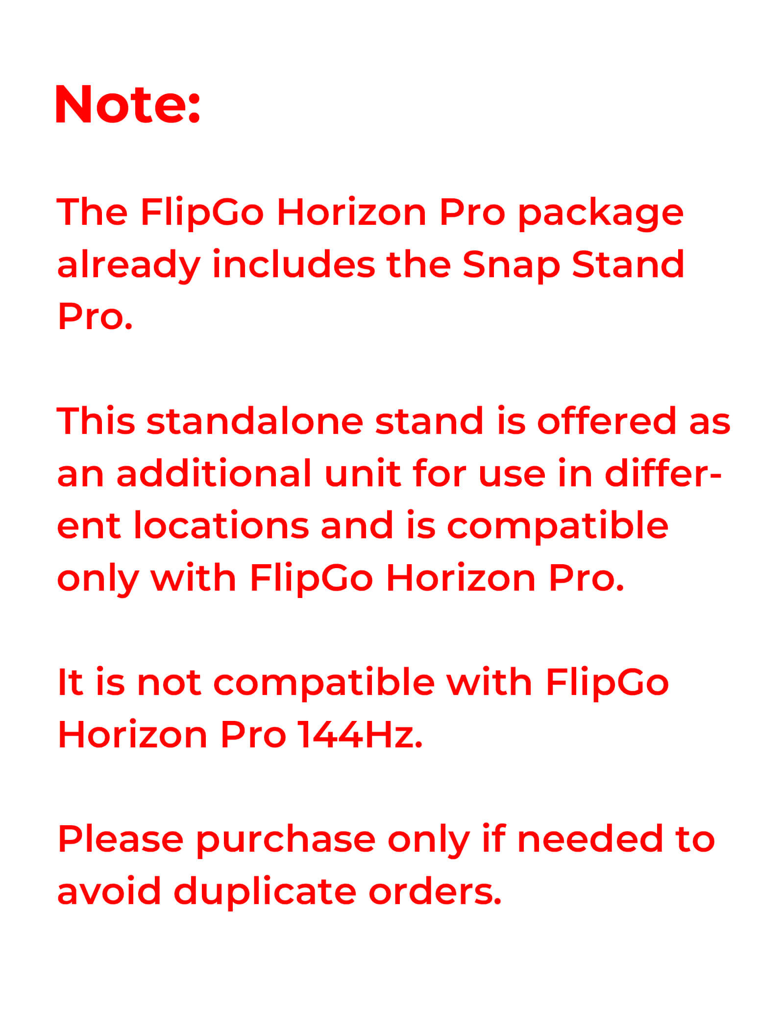 #style_snap stand pro (horizon pro only)