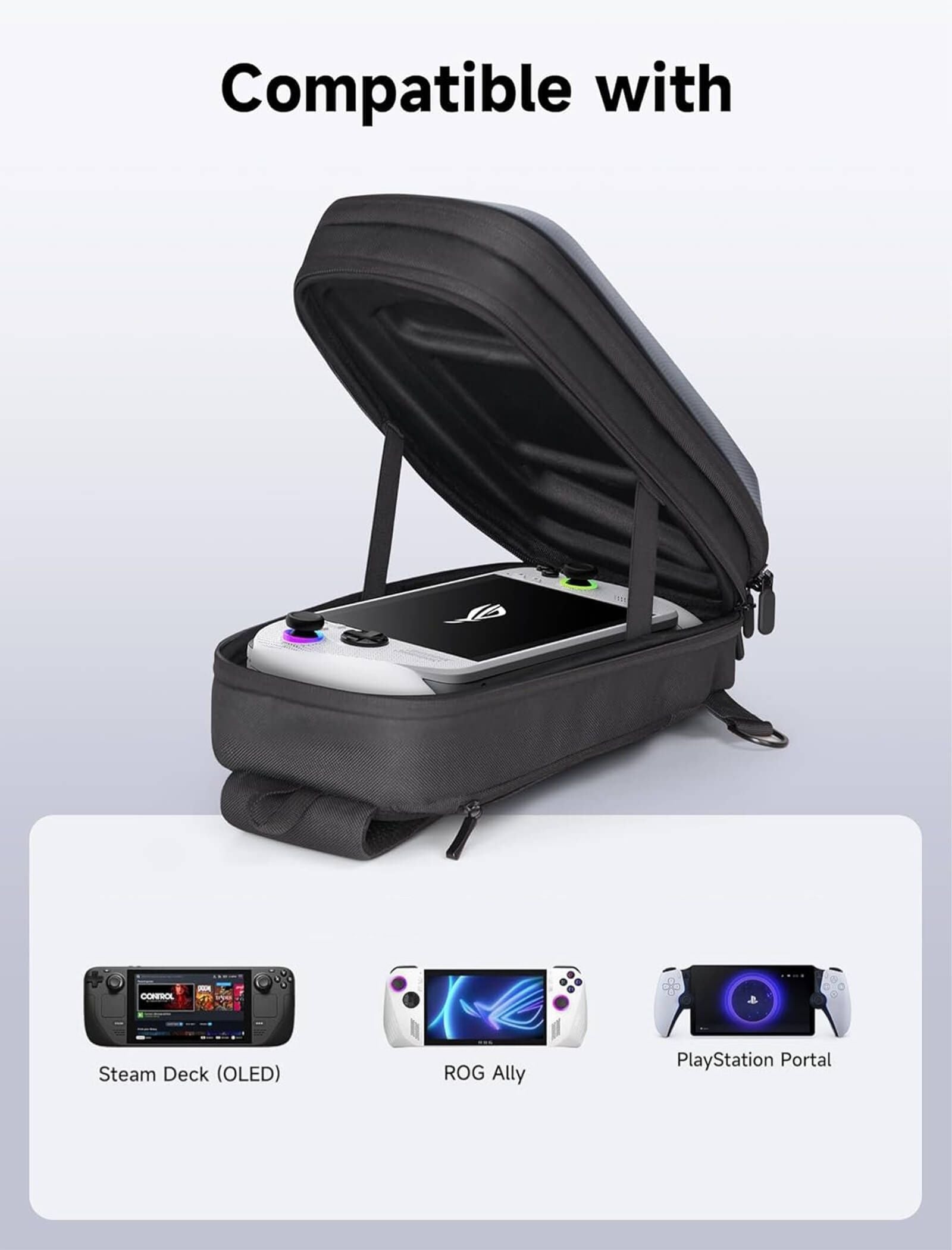 Steam Deck Shoulder Bag for ROG Ally & Switch 2 | JSAUX