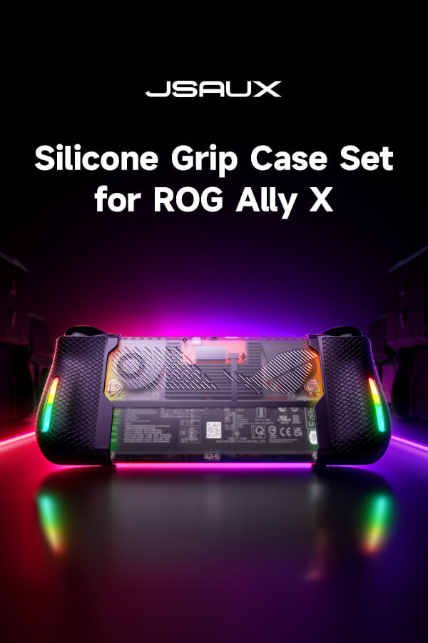 ROG Ally X用シリコングリップケースセット