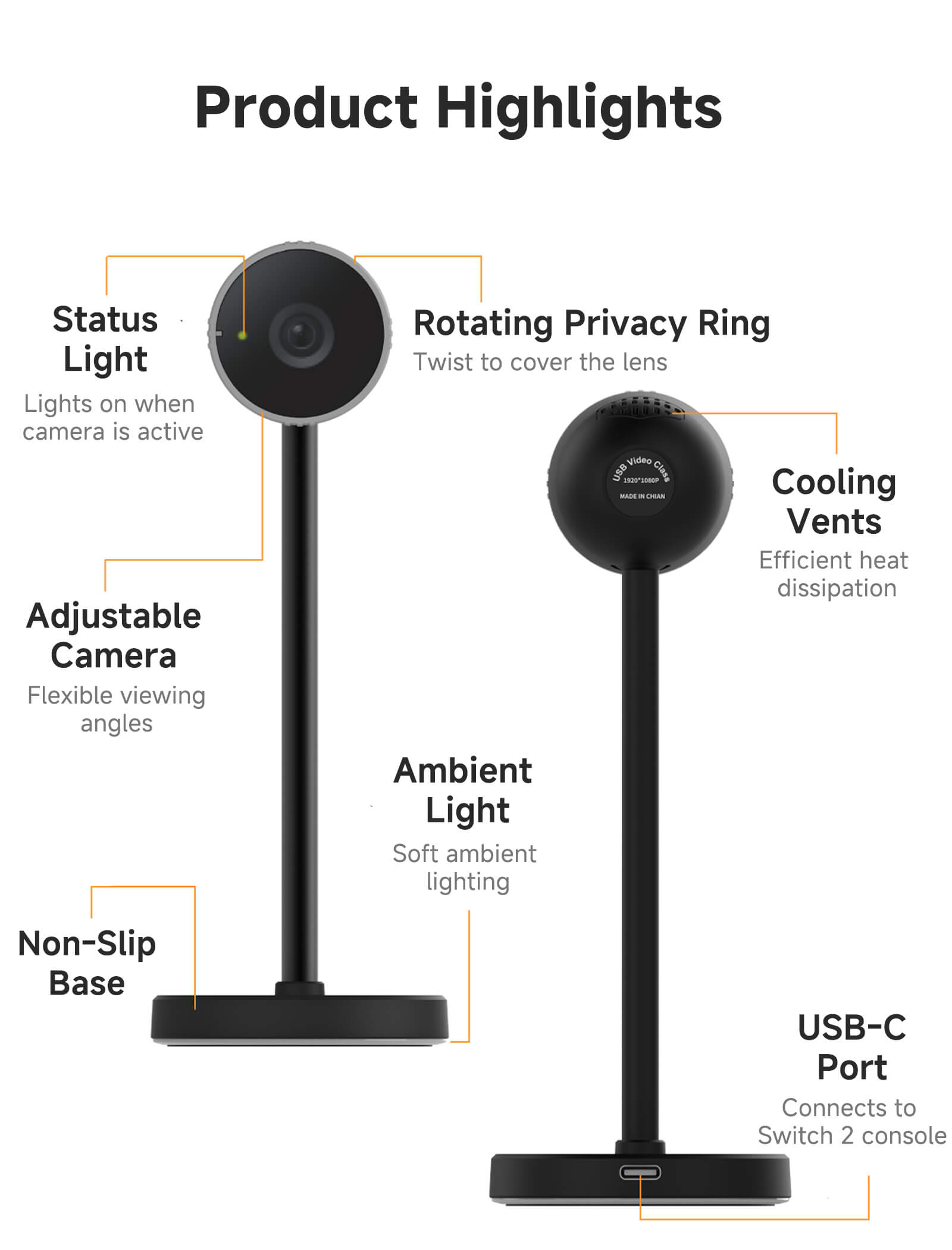 Multifunctional Camera for Switch 2
