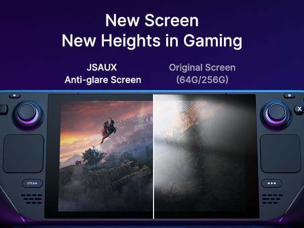 Anti-Glare Screen for Steam Deck