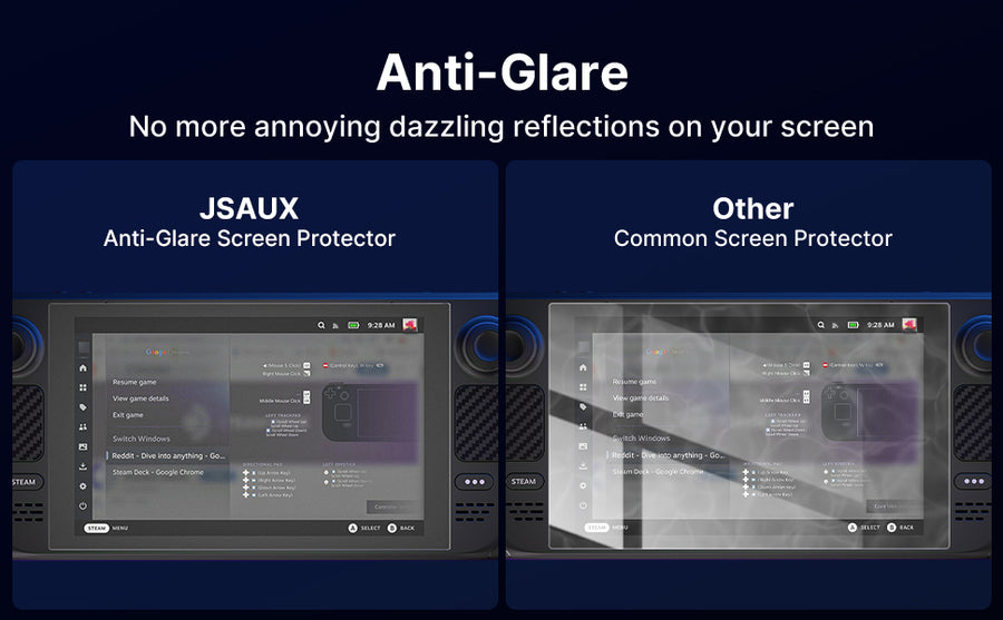 Anti-Glare Screen Protector for Steam Deck