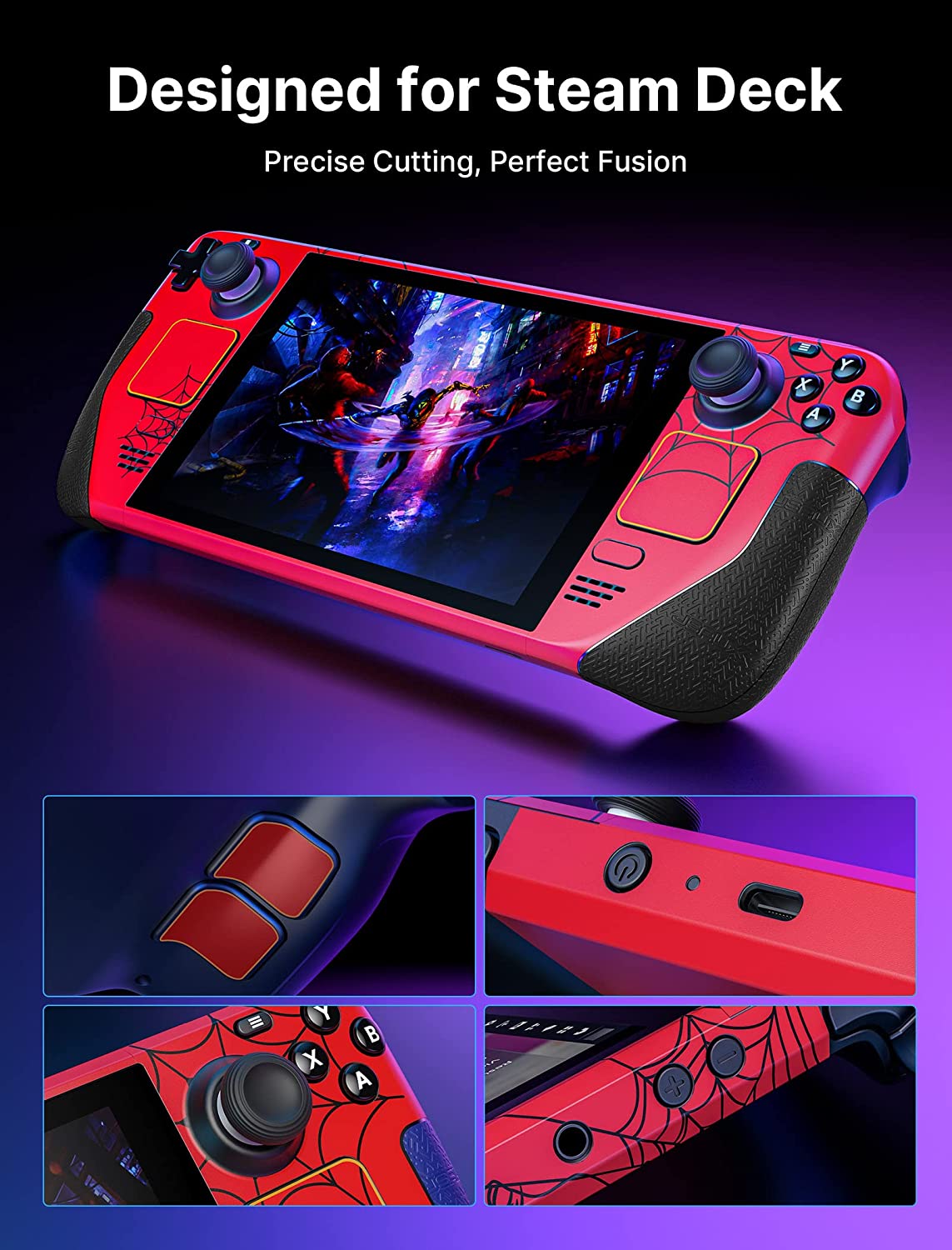 Full Set Protective Skin for Steam Deck LCD & OLED