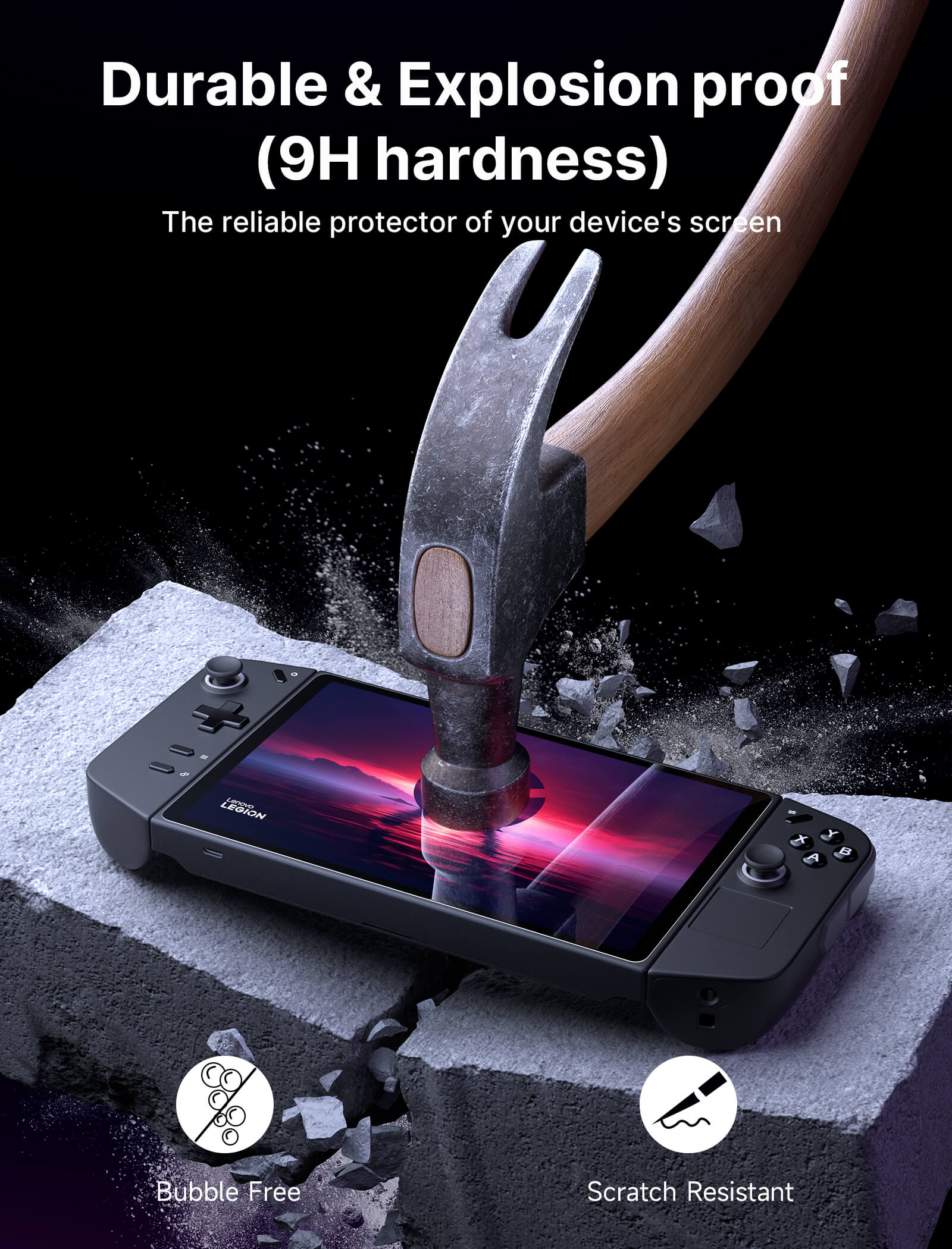 HD Tempered Glass Screen Protector for Legion Go