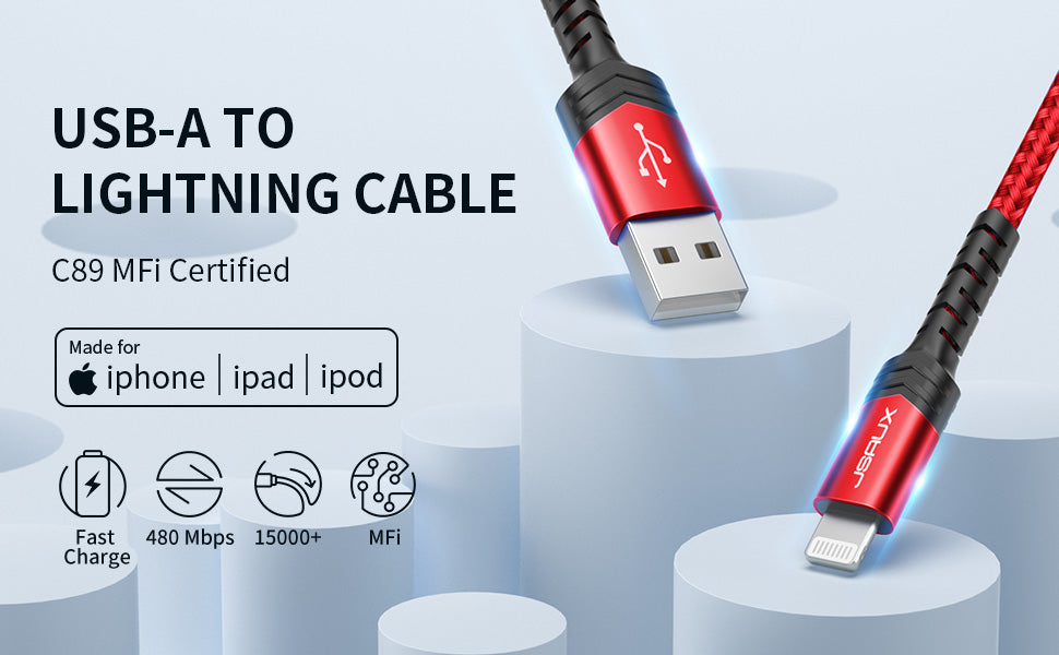 MFi USB-A to Lightning Cable