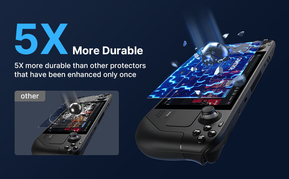 Steam Deck Screen Protector LCD & OLED 9H Tempered Glass | JSAUX