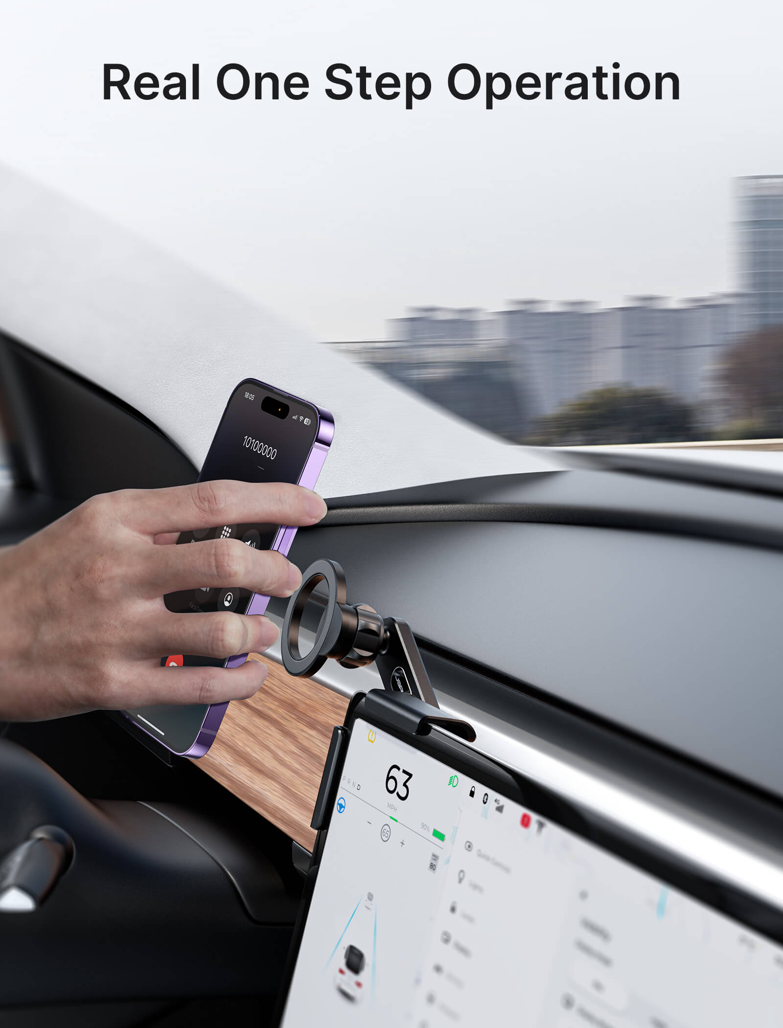 Tesla Mag-Safe Car Phone Mount