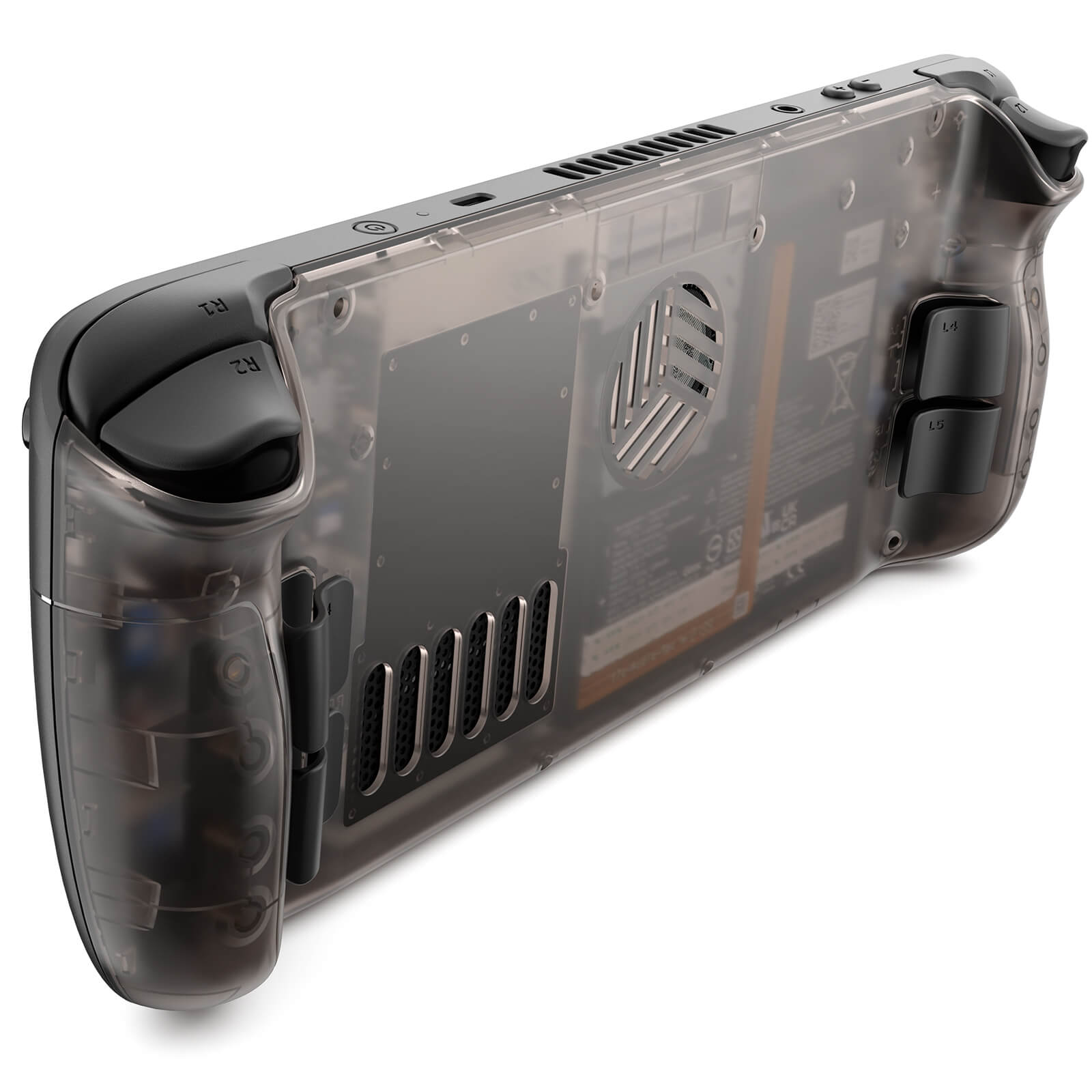 RGB & Vents Transparent Back Plate for Steam Deck/OLED