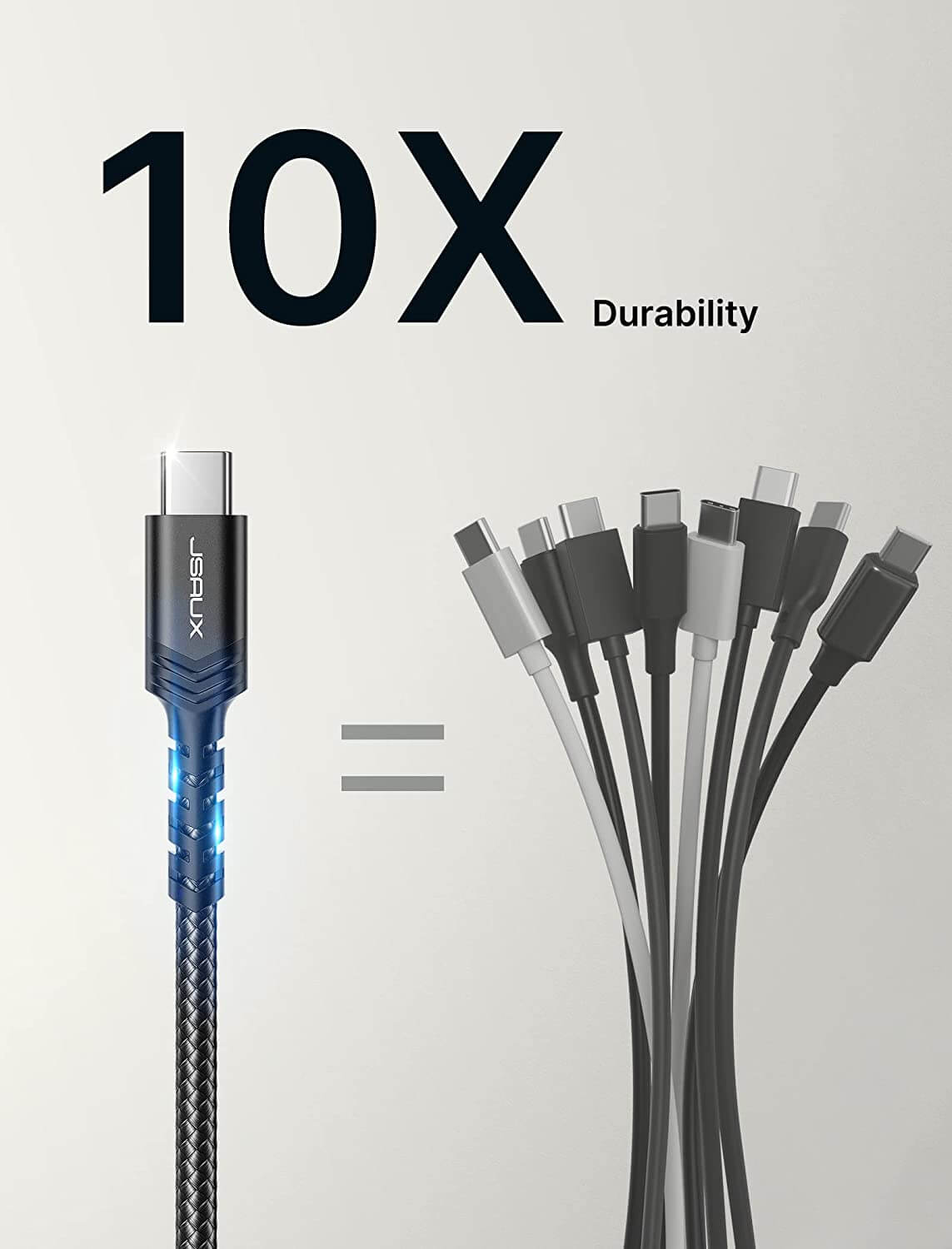 USB-A to C 3A Fast Charging Cable#color_black