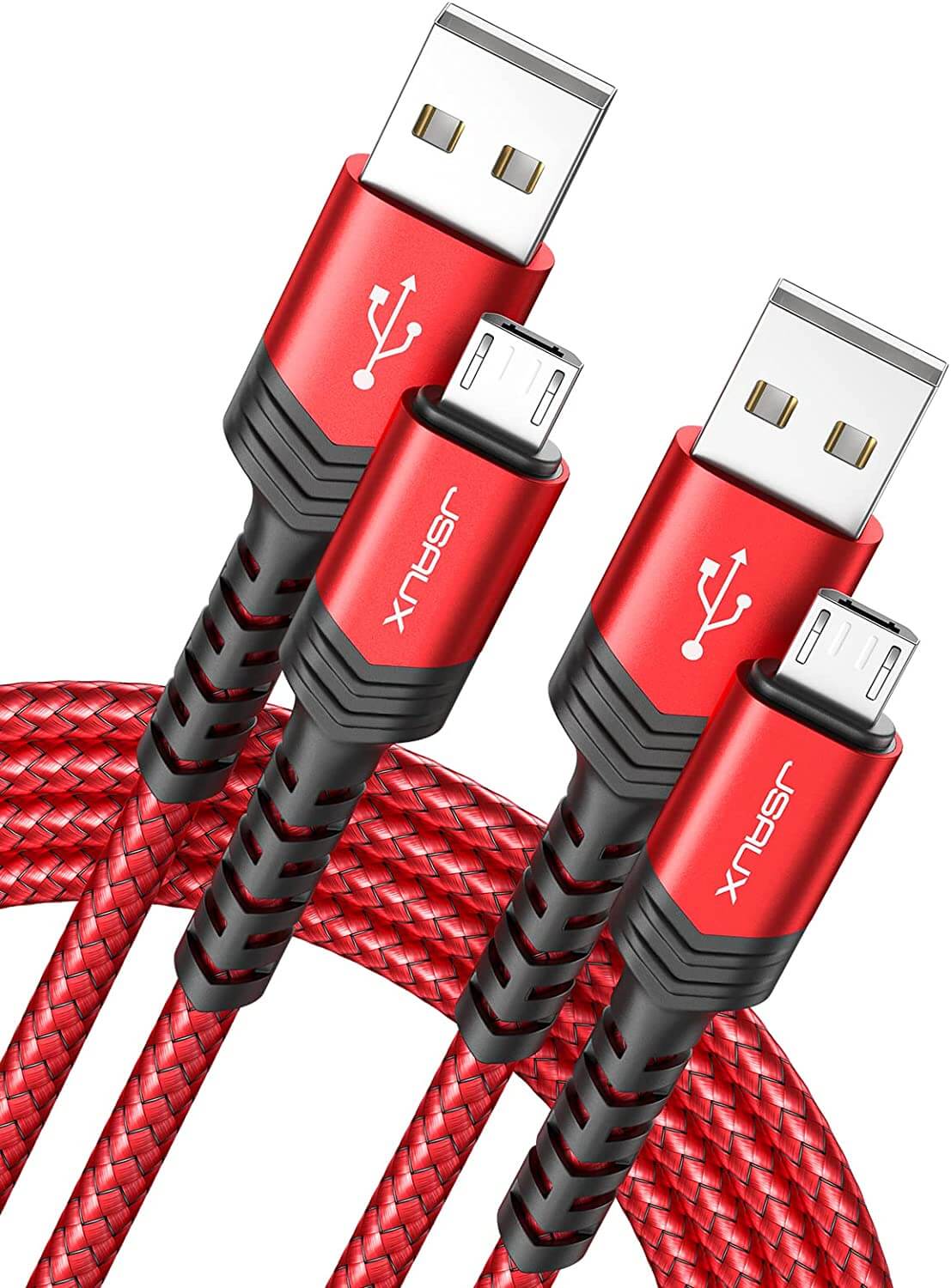 USB-A to Micro 2.0 Charging Cable#color_red
