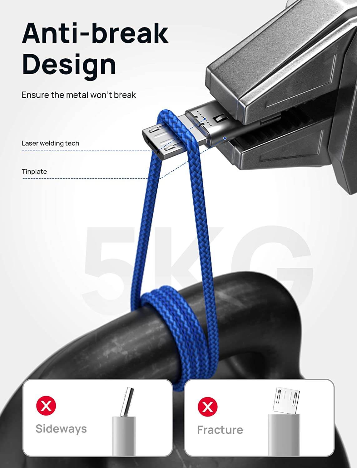 USB-A to Micro 2.0 Charging Cable#color_blue