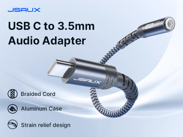 USB-C to 3.5mm Audio Adapter