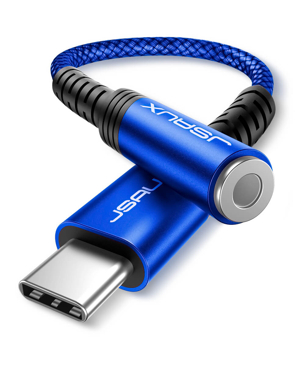 USB-C to 3.5mm Audio Adapter#color_blue