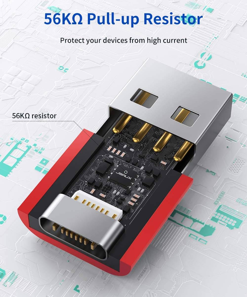 USB-C to A Adapter#color_red