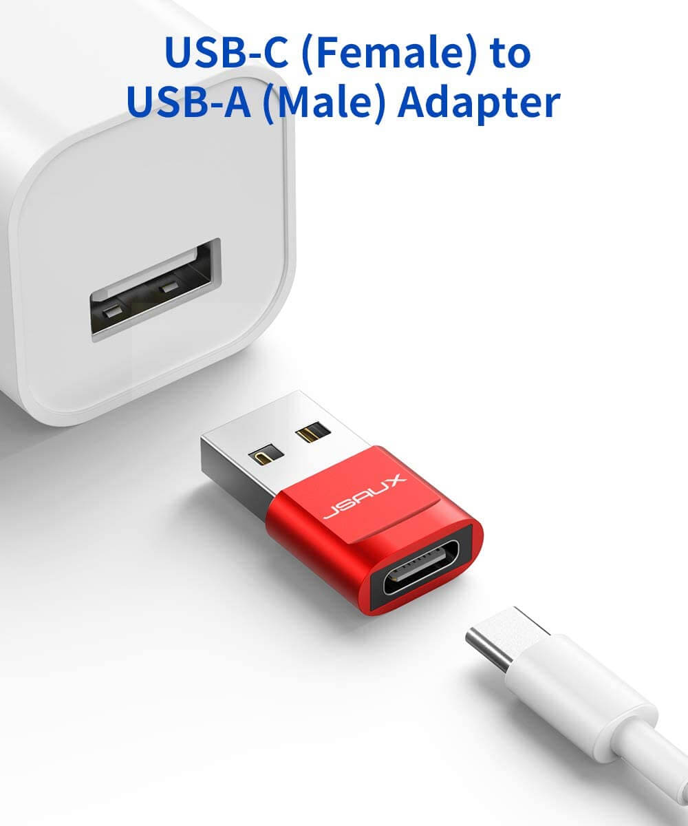 USB-C to A Adapter#color_red