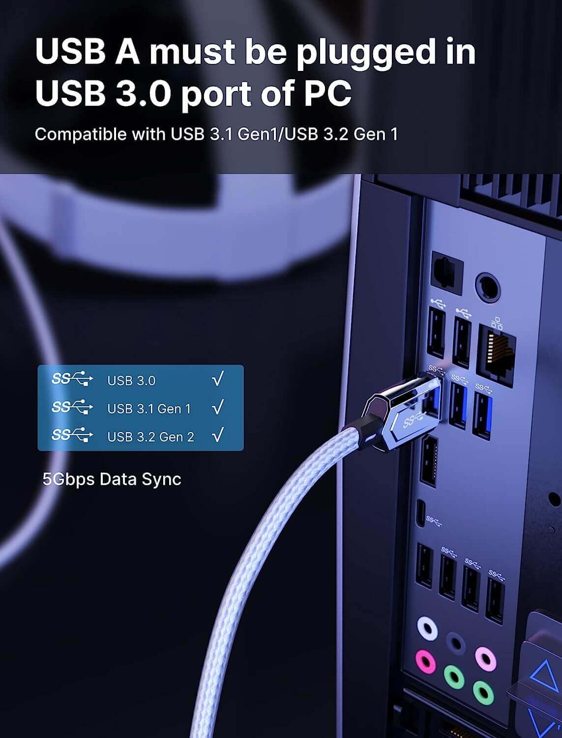 USB-C to A Link Cable for VR