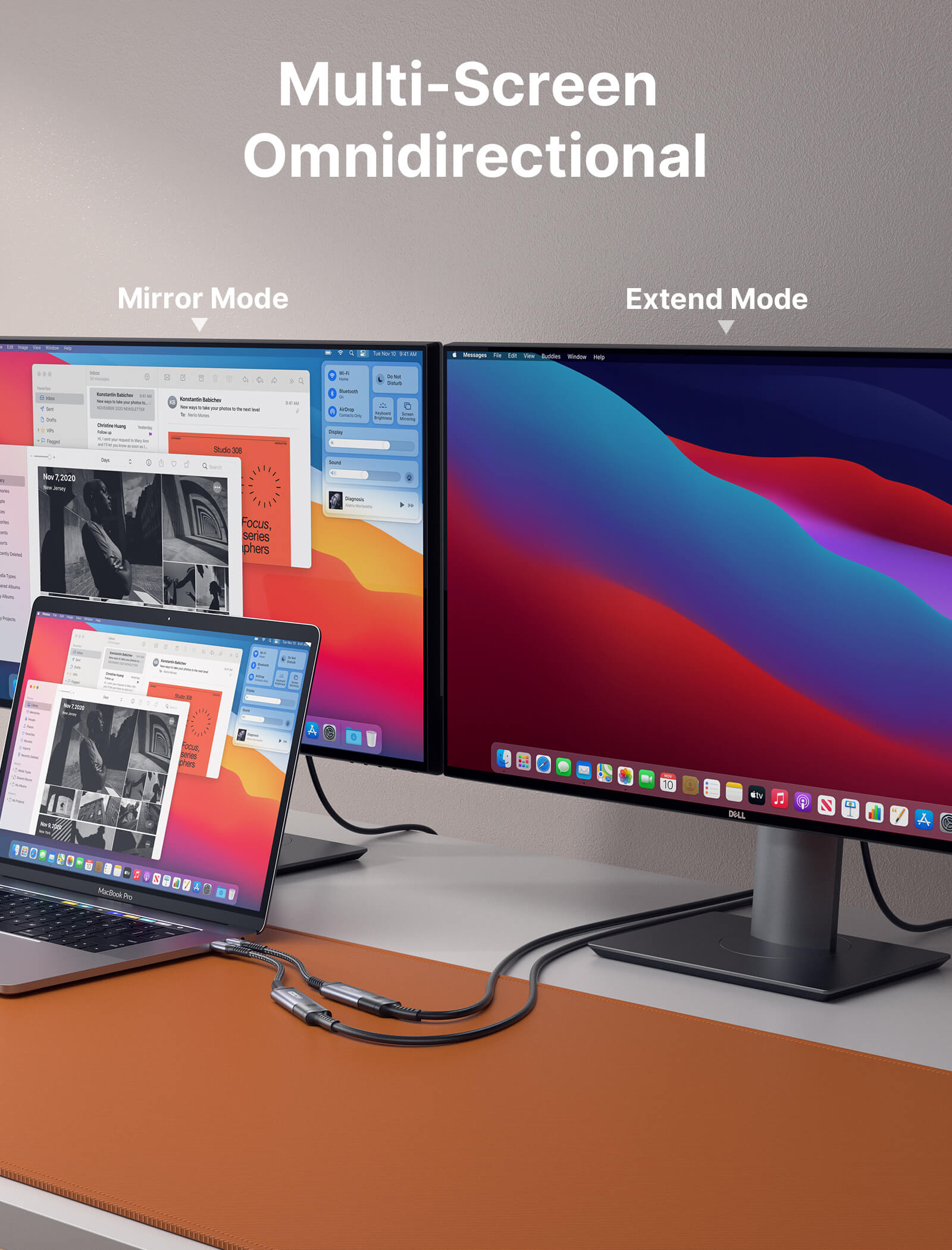 Red external monitor USB-C deals